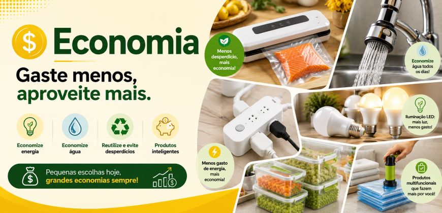 Economia – Gaste menos, aproveite mais