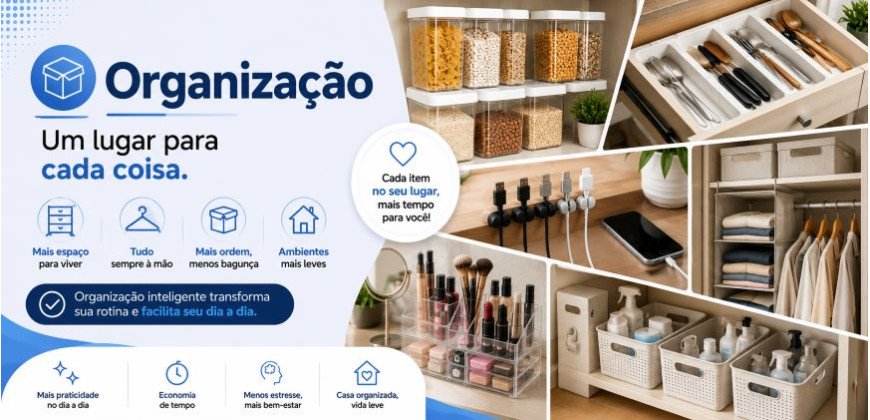 Organização – Um lugar para cada coisa