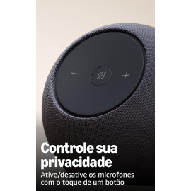 Echo Dot Max Smart Speaker Com Alexa Grafite Amazon Bivolt