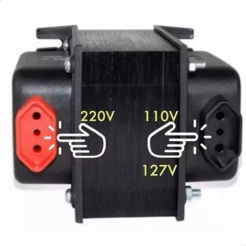 Autotransformador/Conversor Bivolt 110V para 220V e 220V para 110V
