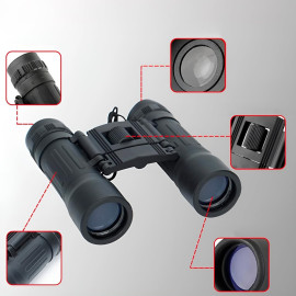 Binóculo Profissional com Zoom 10x25, Longo Alcance