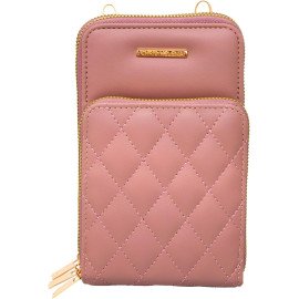 Bolsa Feminina Tranversal Carteira De Mão Porta Celular Alça Removível
