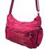 Bolsa Lateral Transversal Lisa Casual 3 Compartimentos