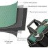 Bolsa para Ferramentas Ultra Resistente, Material Reforçado com Costuras Firmes, Múltiplos Bolsos, Fundo Rígido