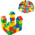 Brinquedo De Montar Blocos Infantil Coloridos Casa Castelo com 50 pcs