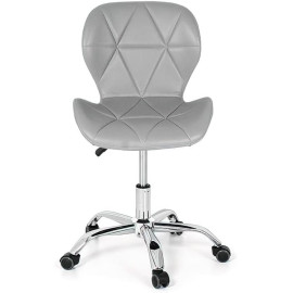 Cadeira Eiffel Slim Giratória com Estofado e Base Cromada