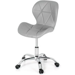Cadeira Eiffel Slim Giratória com Estofado e Base Cromada