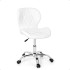Cadeira Eiffel Slim Giratória com Estofado e Base Cromada
