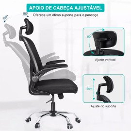 Cadeira Presidente Ergonômica com Altura Ajustável