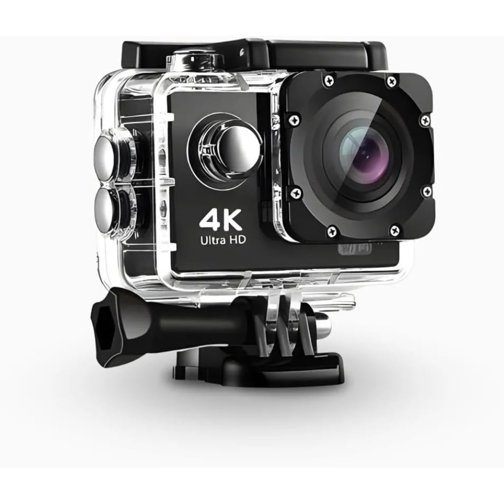 Câmera Filmadora Action Pro 4K Sports ULTRA-HD, Wi-Fi, 16MP, À Prova D'água, Lente 170°