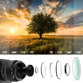 Câmera Filmadora Action Pro 4K Sports ULTRA-HD, Wi-Fi, 16MP, À Prova D'água, Lente 170°