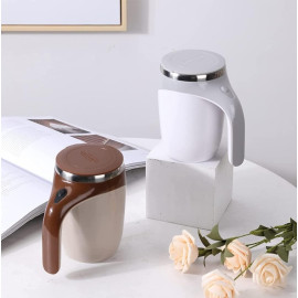 Caneca Mixer Elétrica Térmica 380ml Com Misturador Automático
