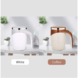 Caneca Mixer Elétrica Térmica 380ml Com Misturador Automático