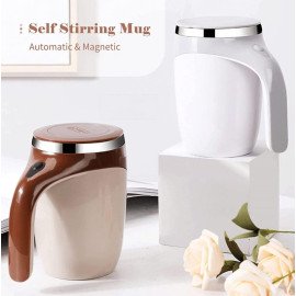 Caneca Mixer Elétrica Térmica 380ml Com Misturador Automático