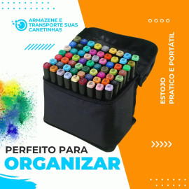 Kit de Marcadores Multiuso com 60 cores