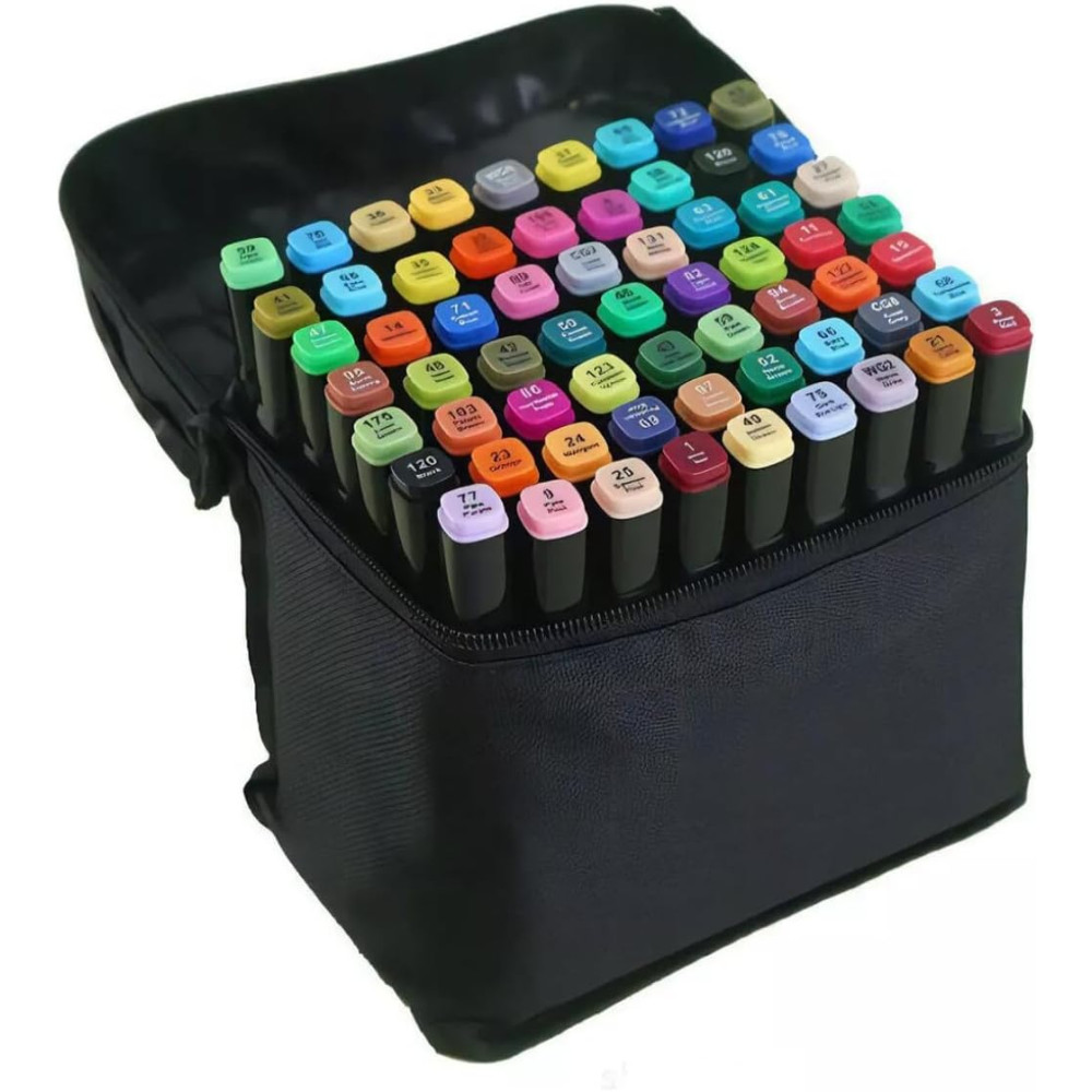 Kit de Marcadores Multiuso com 60 cores Kit de Marcadores Multiuso com 60 cores
