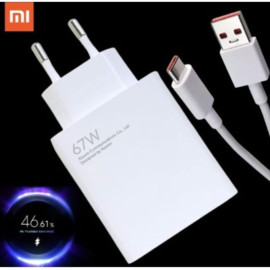 Carregador Turbo 67W MDY-12-ES compatível com Xiaomi Mi 12S 12 11T 11 Ultra Lite 11i 12x Poco F3 F4 X3 X4 Pro K50
