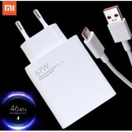 Carregador Turbo 67W MDY-12-ES compatível com Xiaomi Mi 12S 12 11T 11 Ultra Lite 11i 12x Poco F3 F4 X3 X4 Pro K50