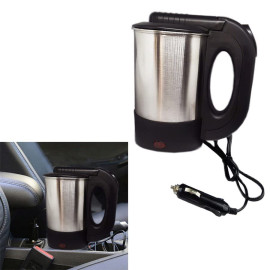 Chaleira Elétrica Portátil 12v Chá Café Inox 500 ml Carro/Caminhão