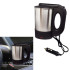 Chaleira Elétrica Portátil 12v Chá Café Inox 500 ml Carro/Caminhão
