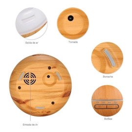 Difusor Aromatizador E Umidificador Com Controle Remoto