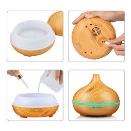 Aromatizador Difusor De Aromas Ultrasonico Led 6 Cores