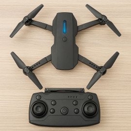 Drone A15 Pro, Câmera 4K, 30km/h, Bateria 1200mAh, Controle Remoto 2.4GHz, Branco