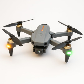 Drone S108 Pro com Câmera 4K, Controle Remoto com Tela, 2 Baterias, Autonomia 15 Minutos, Dobrável