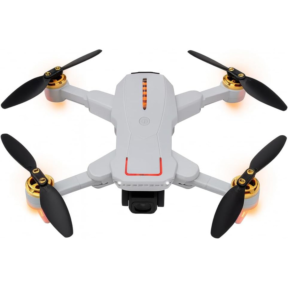 Drone S108 Pro com Câmera 4K, Controle Remoto com Tela, 2 Baterias, Autonomia 15 Minutos, Dobrável