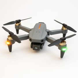 Drone S108 Pro com Câmera 4K, Controle Remoto com Tela, 2 Baterias, Autonomia 15 Minutos, Dobrável
