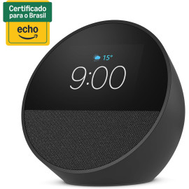 Echo Spot com Alexa (Geração mais recente) | Despertador inteligente com som vibrante