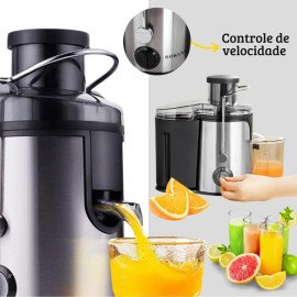 Extrator de Sucos e Espremedor de Frutas Elétrico