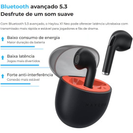 Fone De Ouvido Bluetooth 5.3 Haylou X1 Neo