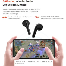 Fone De Ouvido Bluetooth 5.3 Haylou X1 Neo