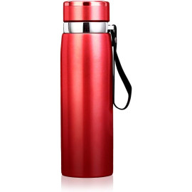 Garrafa Térmica Aço Inox 1 Litro Água Gelada 24h Academia Viagem 