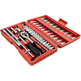 Kit De Ferramentas Com 46 Peças Com Maleta