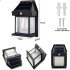 Lâmpada Led de Parede Solar Vintage com Sensor de Movimento