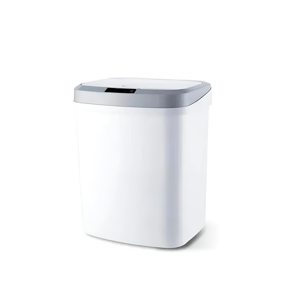 Lixeira Automática Inteligente Com Sensor Branca 15 L