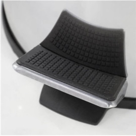 Lixeira Inox com Pedal, Aço Inoxidável, Balde Removível e Pedal Antiderrapante