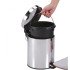 Lixeira Inox com Pedal, Aço Inoxidável, Balde Removível e Pedal Antiderrapante