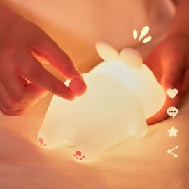 Luminária Noturna de Silicone Formato Bichinhos