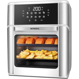 Fritadeira Air Fryer Forno Oven 12L, Preto/Inox, 2000W, 220V - AFON-12L-BI