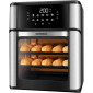 Fritadeira Air Fryer Forno Oven 12L, Preto/Inox, 2000W, 220V - AFON-12L-BI