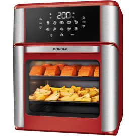 Fritadeira Air Fryer Forno Oven 12L, Preto/Inox, 2000W, 220V - AFON-12L-BI