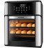 Fritadeira Air Fryer Forno Oven 12L, Preto/Inox, 2000W, 220V - AFON-12L-BI