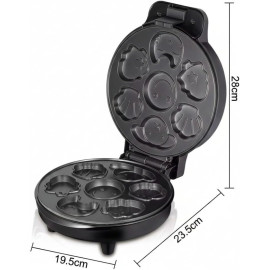 Máquina Elétrica Mini Bolinhos Bichinhos – Cake Pop Maker Multifuncional para Bolinhos e Doces