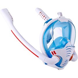 Máscara de Mergulho com Snorkel Duplo Piscina Natação 