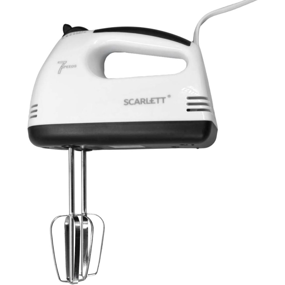 Mini Batedeira Portátil 7 Velocidades 260W Batedores Massas Clara 220v