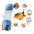 Mini Liquidificador Portatil Mixer Juice Garrafa Portátil Cabo USB 6 LâminaS