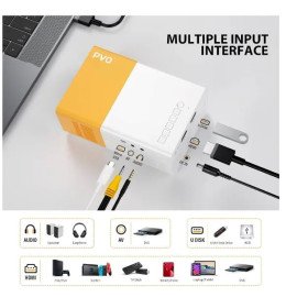 Projetor Led Portátil 1080p Cinema Filme Futebol Hdmi Tv PC Multimidia